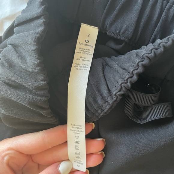 Lululemon black On the Fly Skirt (2) - Picture 4 of 5